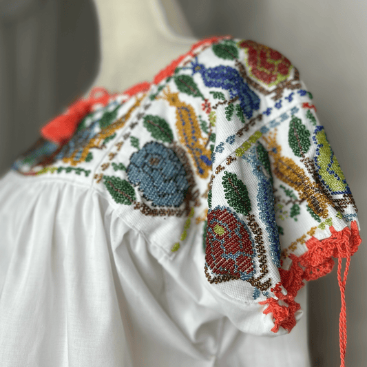 Chaquira Beaded Embroidered Blouse Chaquira Beaded Embroidered Blouse