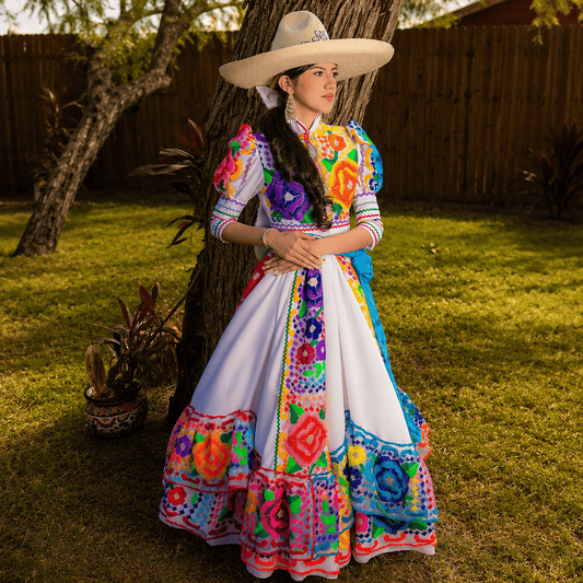 Chiapas de Corzo Adelita Escaramuza Dress Chiapas de Corzo Adelita Escaramuza Dress