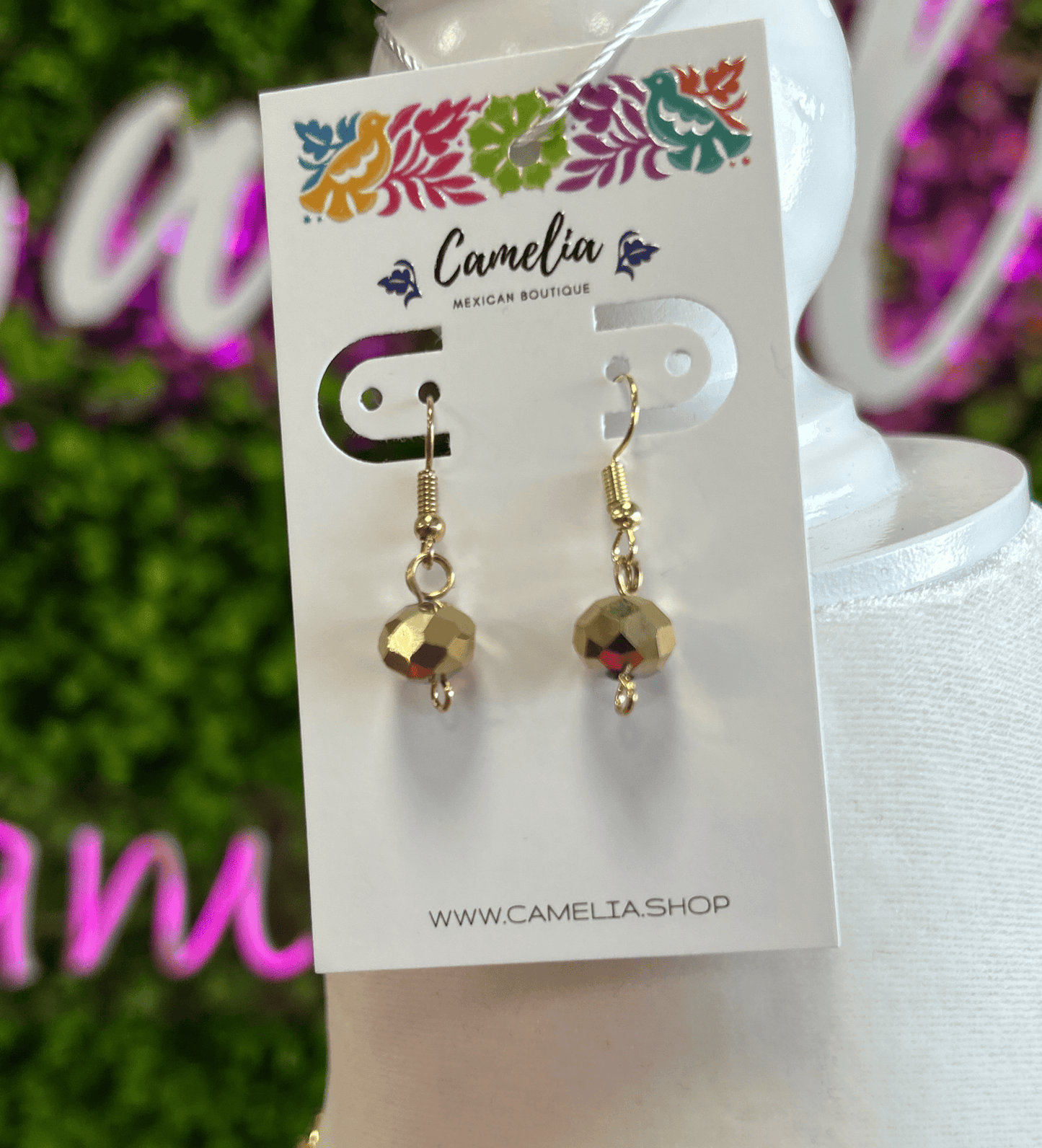 Day of the Dead Necklace Set - Ceramic Heart - Orange Day of the Dead Necklace Set - Ceramic Heart - Orange