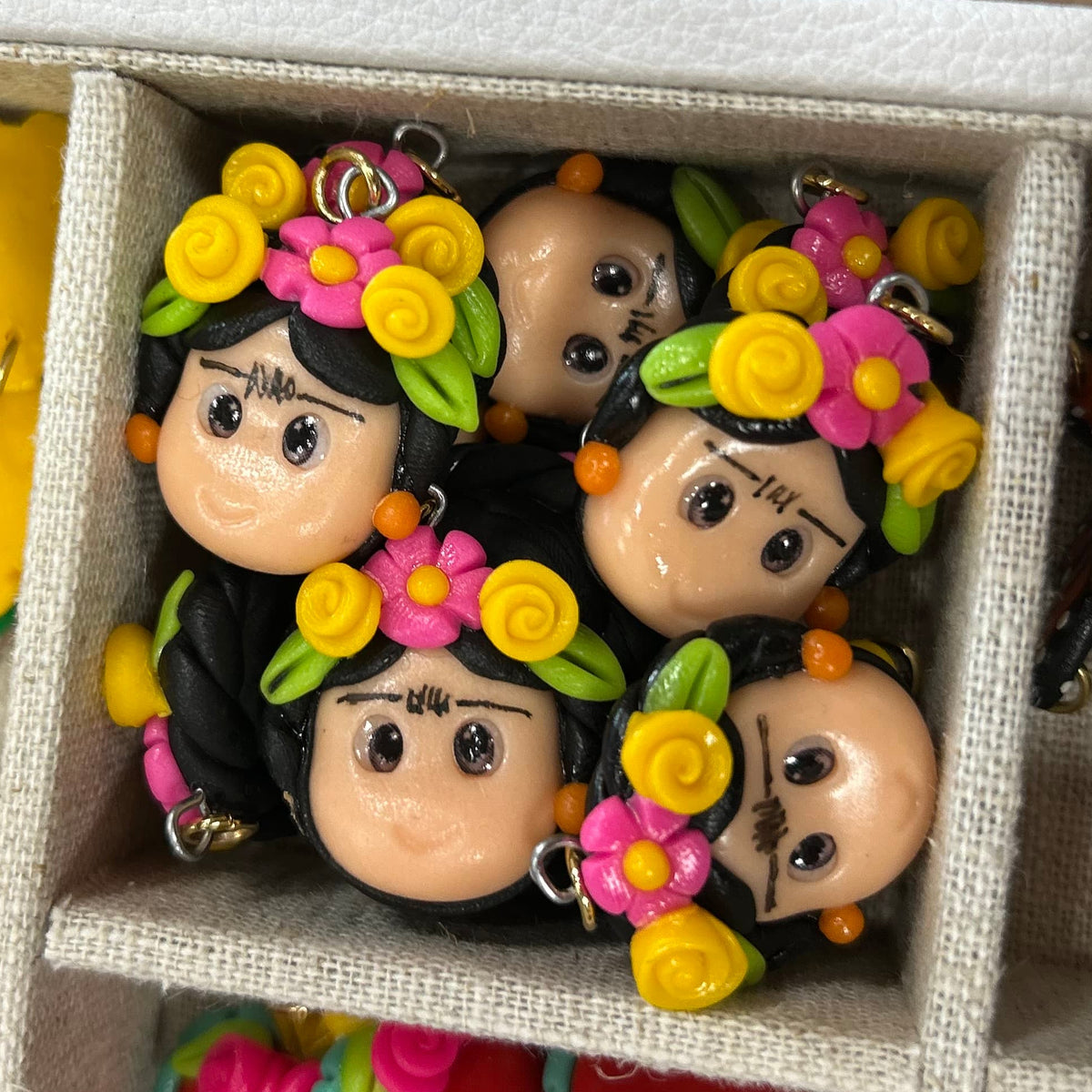 Frida Clay Charm Frida Clay Charm | Handmade in Mexico | Camelia