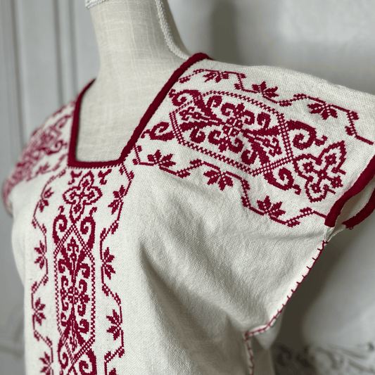 Huanengo Michoacan Huipil Blouse - Ivy Huanengo Michoacan Huipil Blouse - Ivy