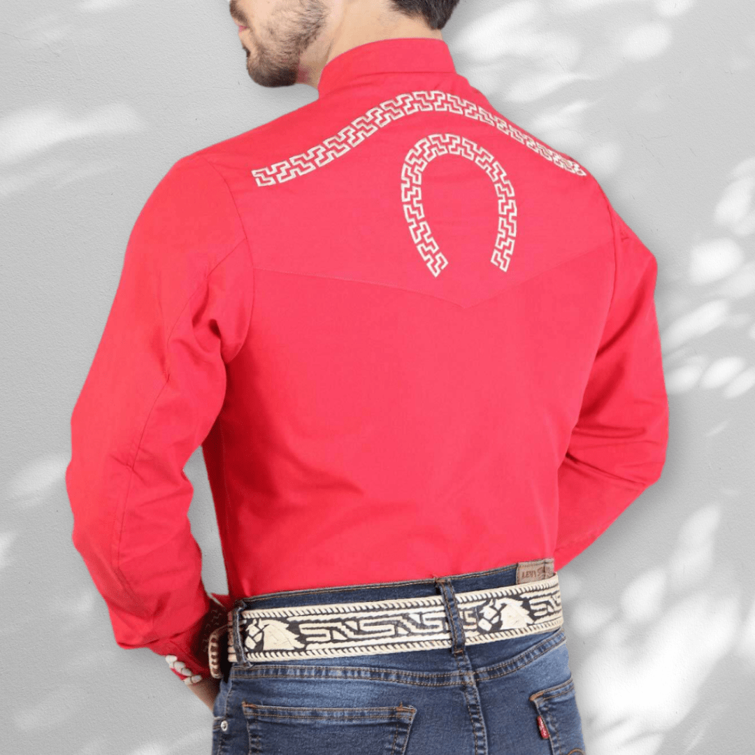 Men's Mexican Western Charro Shirt Men's Mexican Western Charro Shirt
