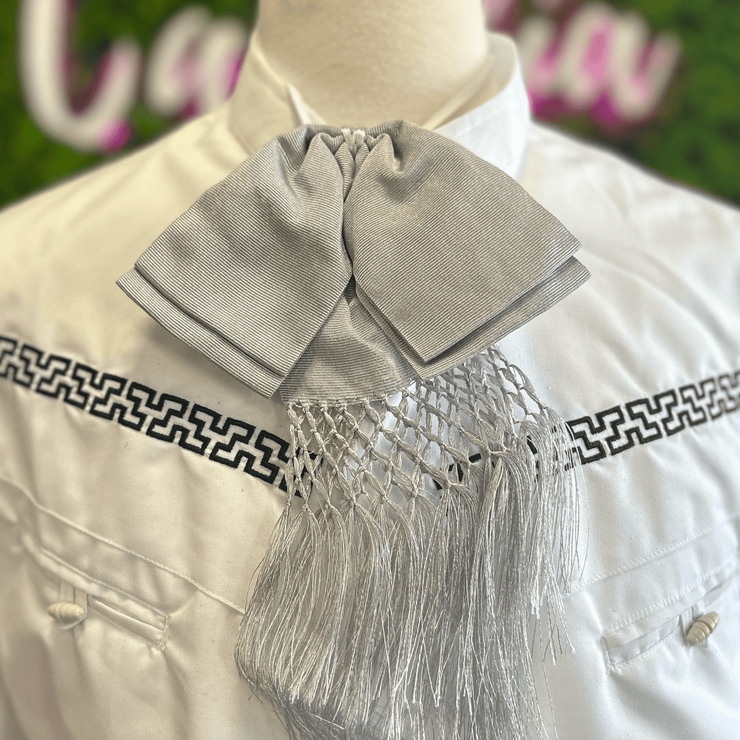 Mexican Adult Charro Bow Tie - Elastic Mexican Adult Charro Bow Tie - Elastic