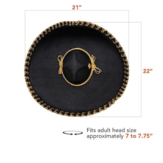 Mexican Charro Hat - Adult Mexican Charro Hat - Adult