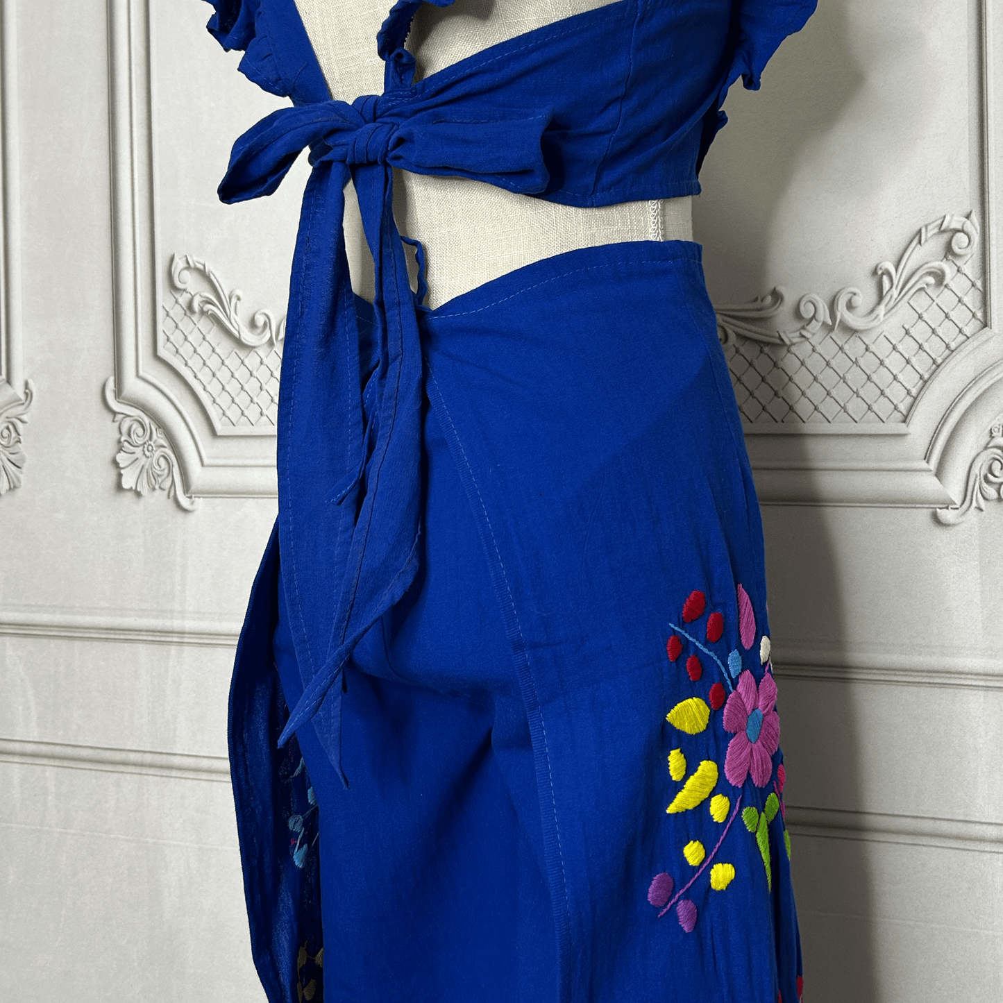 Mexican Embroidered Pant Set - Rosie Mexican Embroidered Pant Set - Rosie