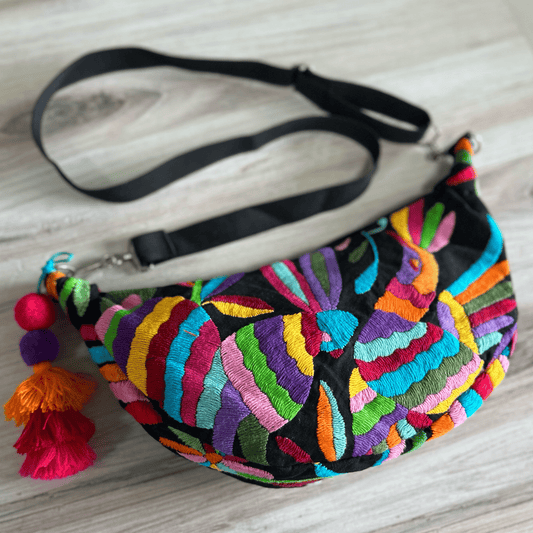 Mexican Otomi Hobo Crossbody Mexican Otomi Hobo Crossbody