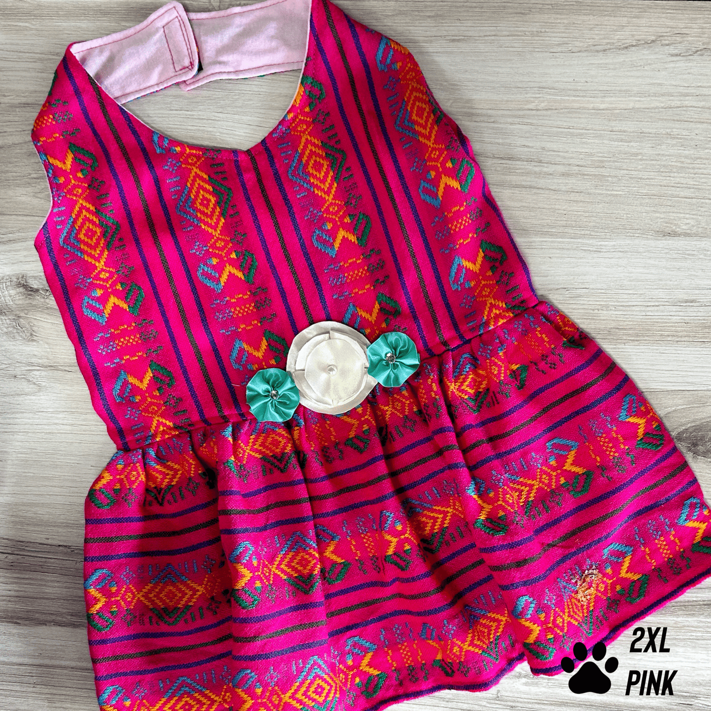 Mexican Style Dog Dress - Cambaya Halter
