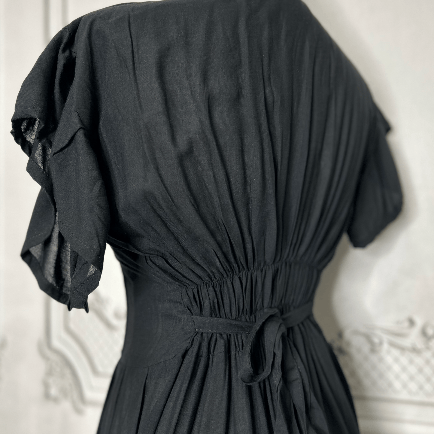 Oaxacan Butterfly Sleeve Tiered Midi Dress Oaxacan Butterfly Sleeve Tiered Midi Dress