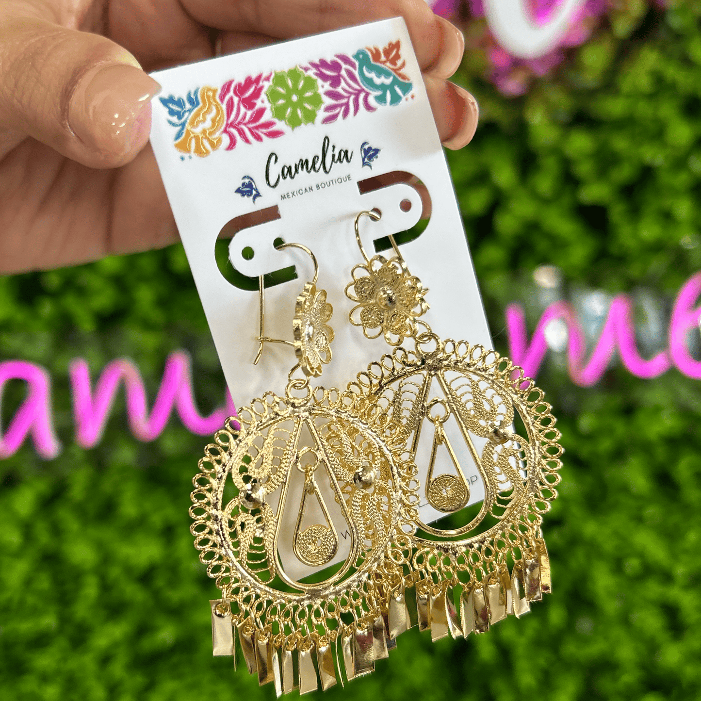 Oaxacan Filigree Earrings - Round - Large Oaxacan Filigree Earrings - Round - Large