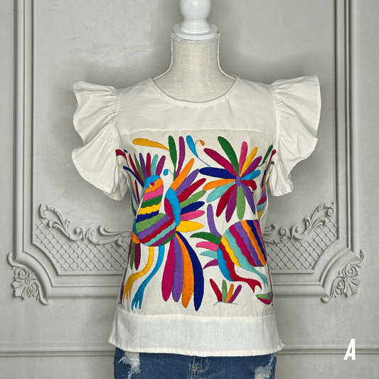 Otomi Butterfly Sleeve Blouse Otomi Butterfly Sleeve Blouse