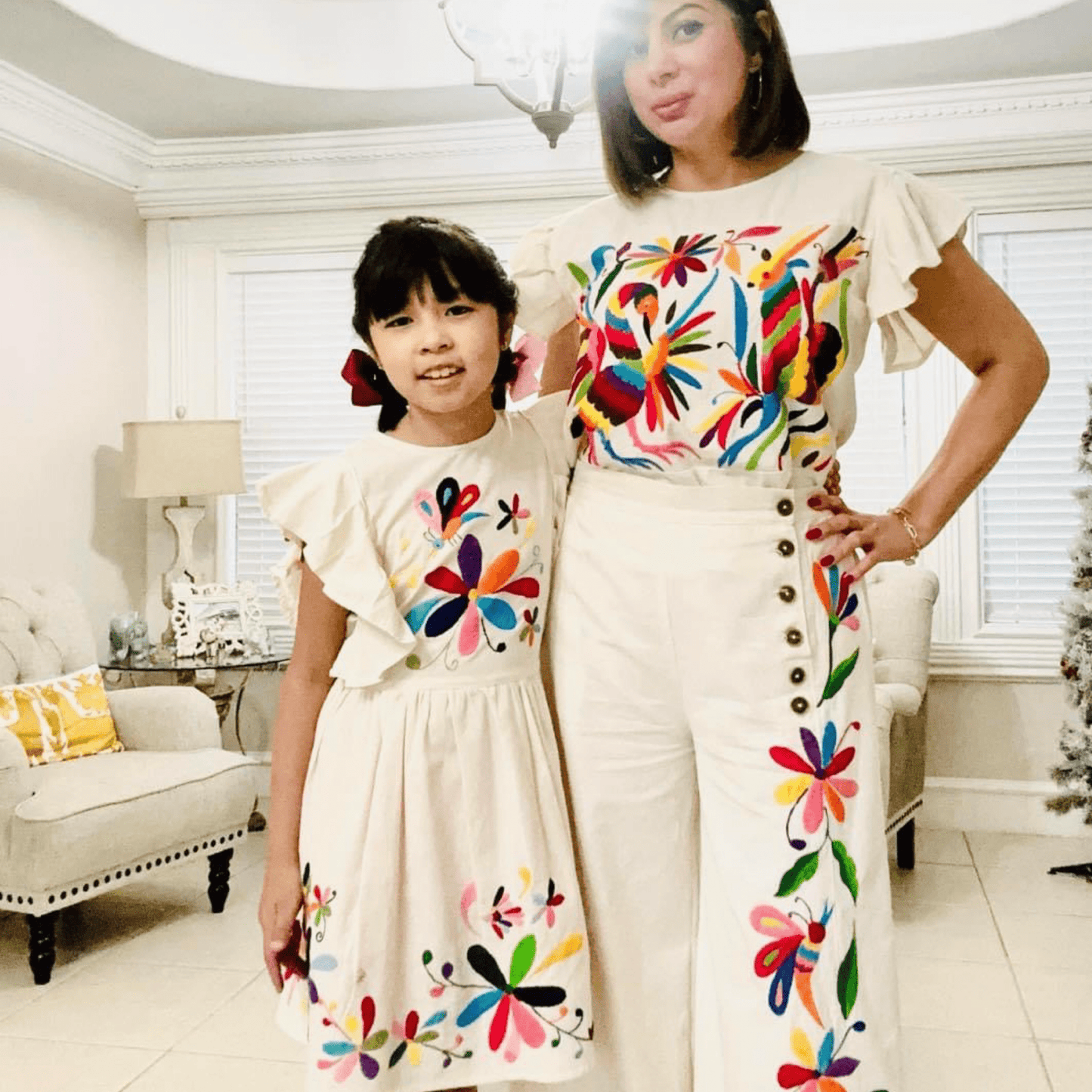 Otomi Palazzo Pants - Button Detail Otomi Palazzo Pants - Button Detail