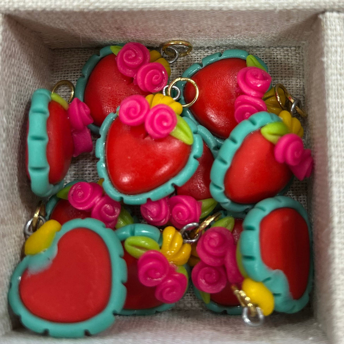 Sacred Heart Charm Sacred Heart Charm | Handmade in Mexico | Camelia