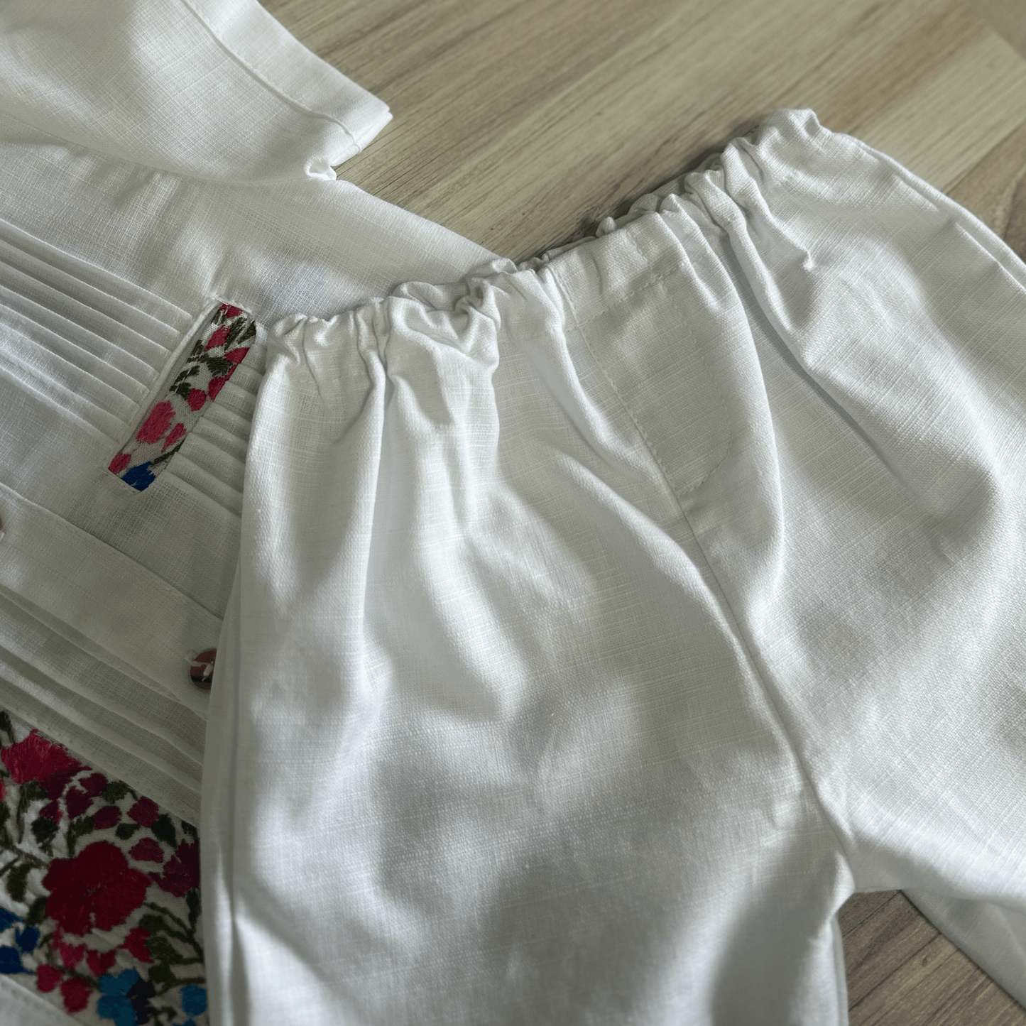 San Antonino Boy's Linen Guayabera Short Set San Antonino Boy's Linen Guayabera Short Set