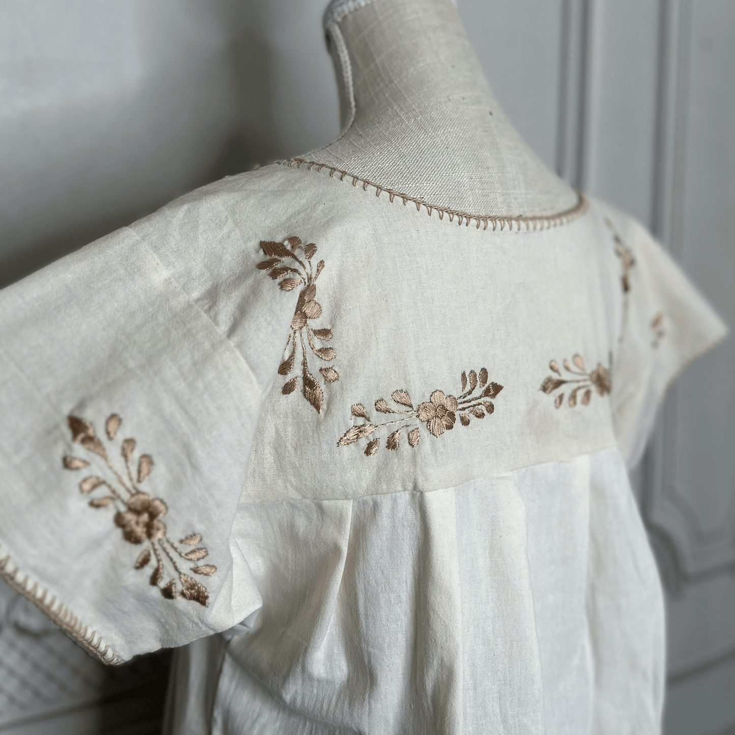 San Antonino Mexican Blouse - Sandrita Gold San Antonino Mexican Blouse - Sandrita Gold