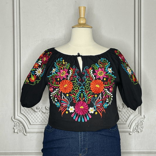 Sleeve Off Shoulder Mexican Blouse Daisy Sleeve Off Shoulder Mexican Blouse Daisy