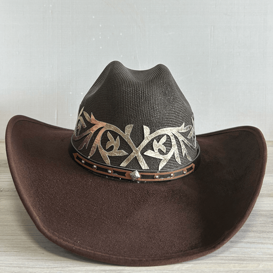 Tamaulipeca Western Suede Jute Hat Tamaulipeca Western Suede Jute Hat