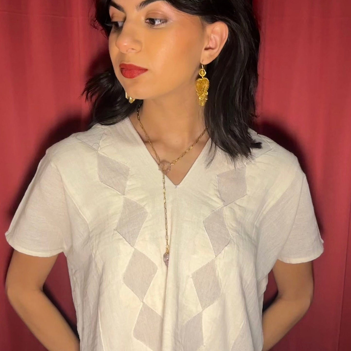 Tiered Crystal Necklace Tiered Crystal Necklace