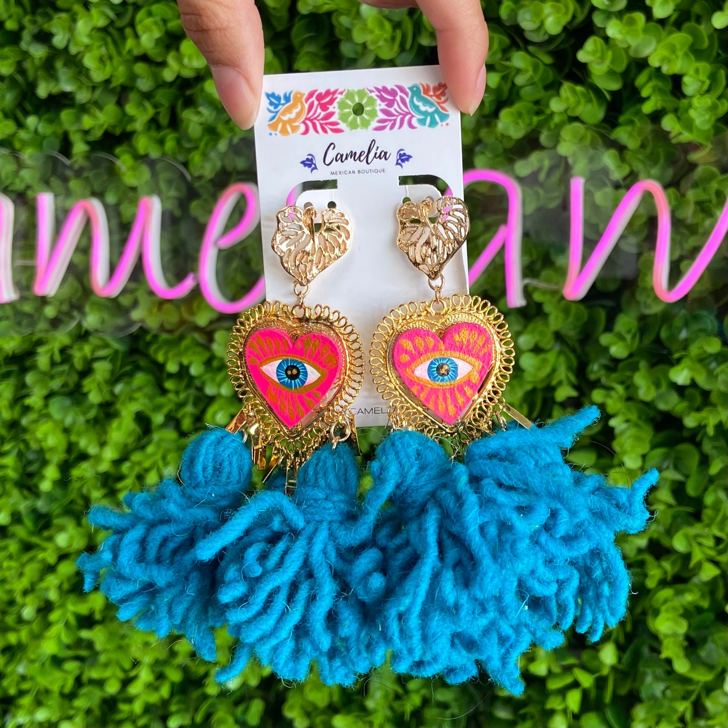 Tlacoyal Filigrana Evil Eye Earrings Tlacoyal Filigrana Evil Eye Earrings