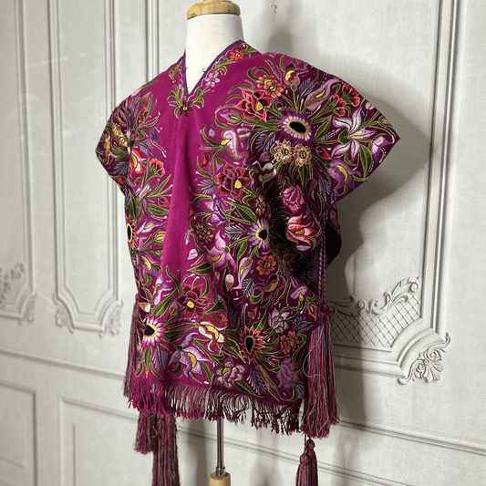 Traditional Zinacantan Chiapas Sarape - Men Traditional Zinacantan Chiapas Sarape - Men