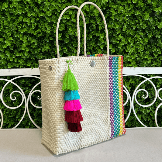 Upcycled Handwoven MD Convertible Tote - Cindy Upcycled Handwoven MD Convertible Tote - Cindy