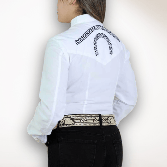 Women's Mexican Western Charro Shirt Women's Mexican Western Charro Shirt