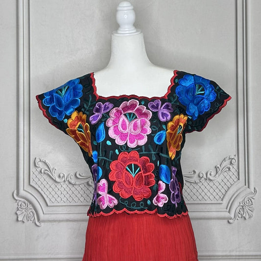 Yucatan Floral Crop Top Yucatan Floral Crop Top