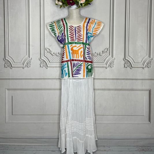 Jalapa Palmita Mexican Blouse
