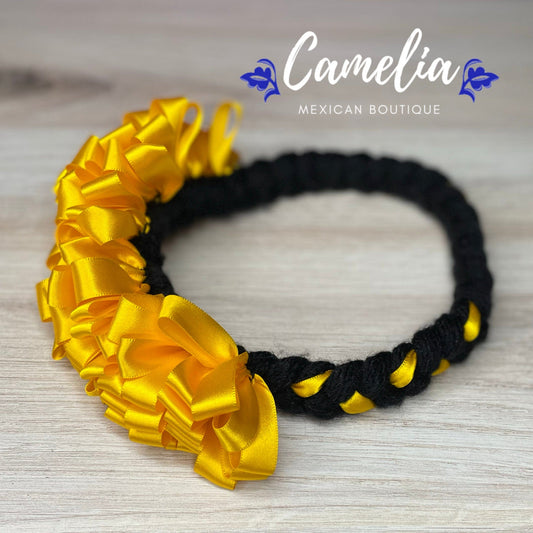 Mexican Braided Headband with Satin Ribbon - Child