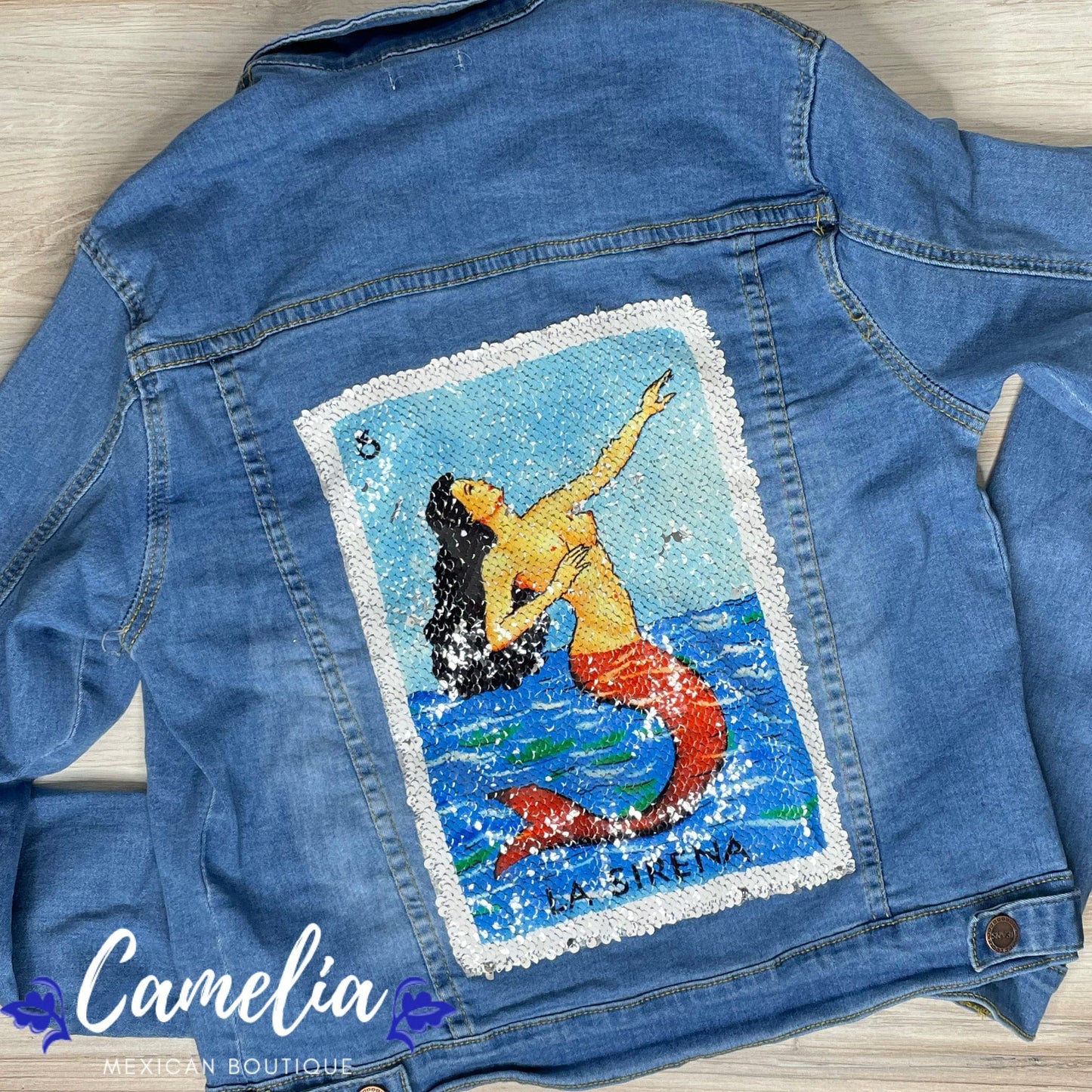 Mexican Loteria Denim Jacket