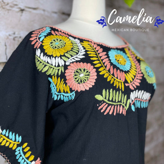 Mexican Rococo Dress Short Sleeve PLUS