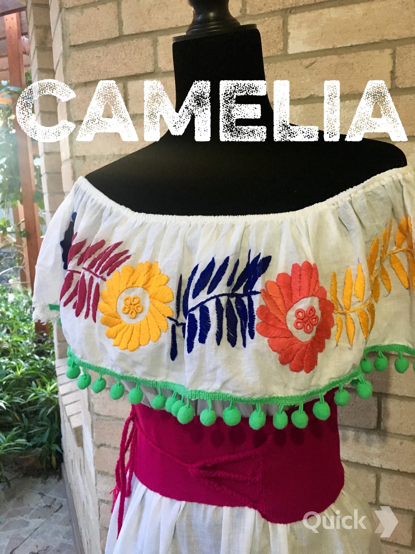 Off Shoulder Mexican Blouse