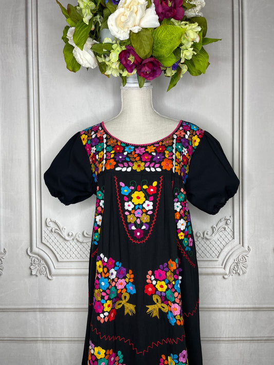 Puebla Maxi Mexican Dress - Tall