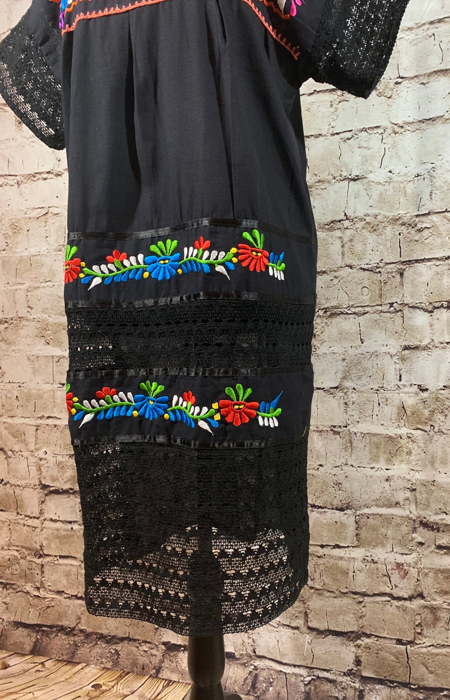 Puebla Mexican Dress Lace