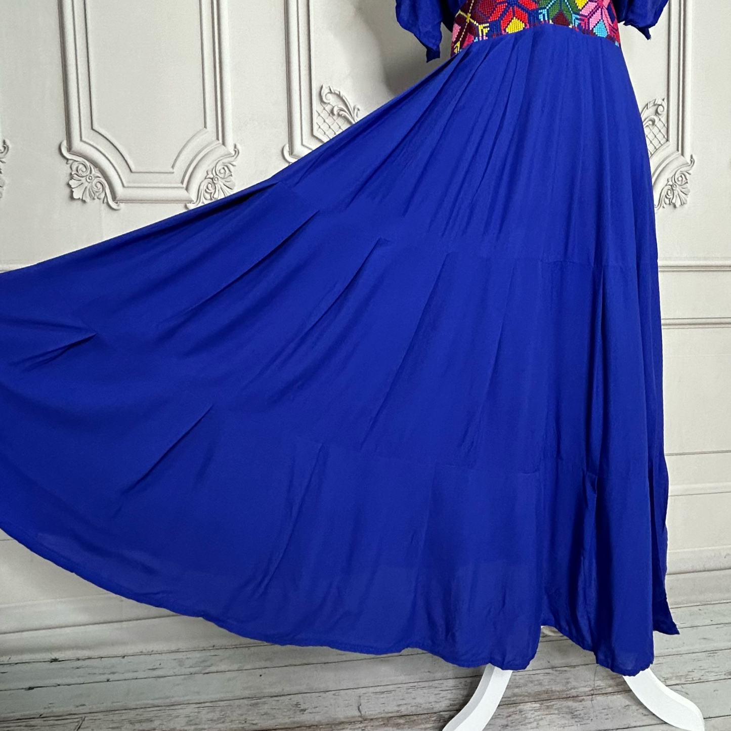 Jazmin V-Neck Maxi Dress Butterfly Sleeve