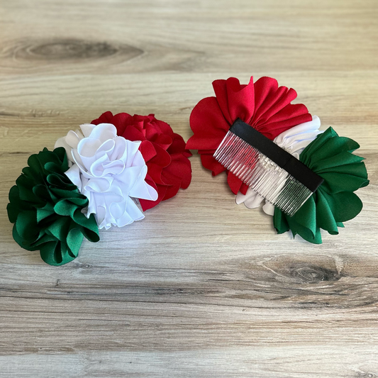 Viva Mexico Floral Comb Hairpiece - Larage