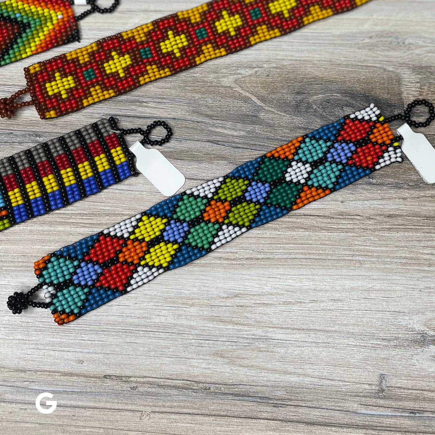 Huichol Mexican Beaded  Bracelet - 1 Inch