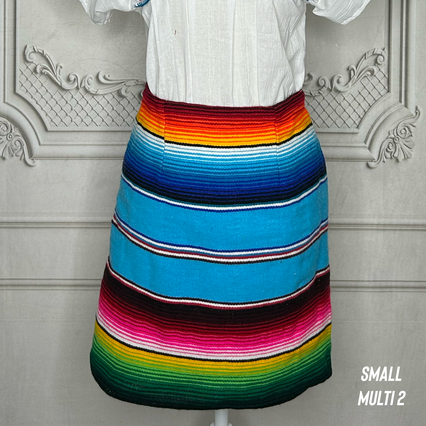 Mexican Sarape Skirt