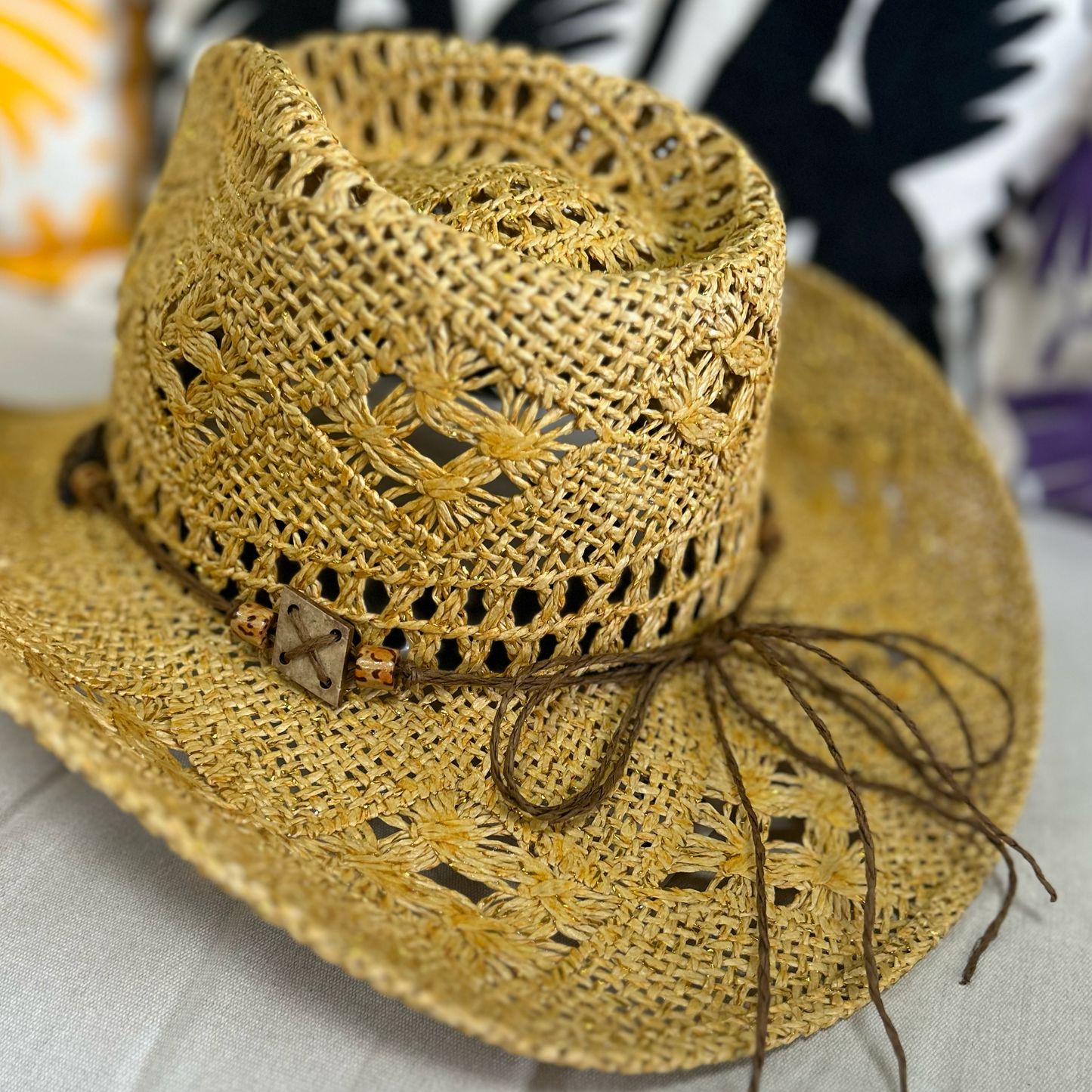 Beach Cowboy Straw Hat Sparkeld