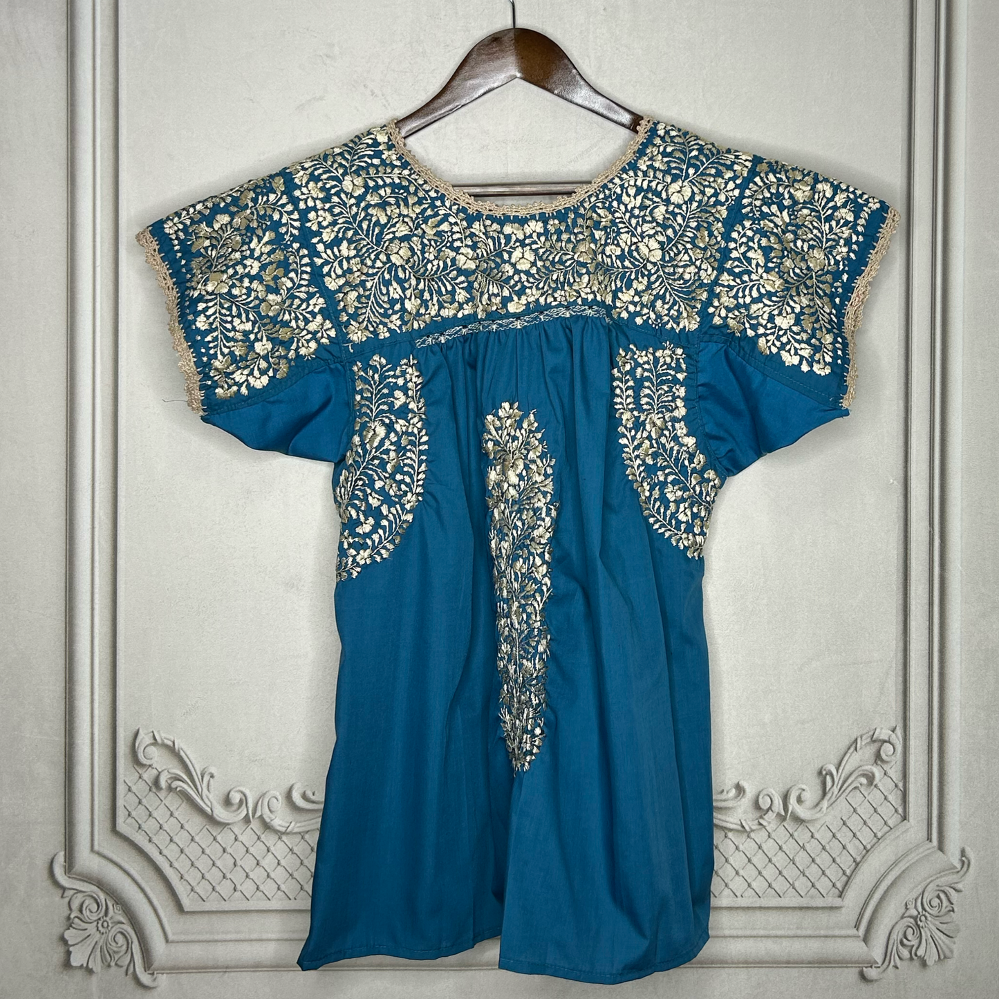 San Antonino Gala Blouse Short Sleeve - Silk