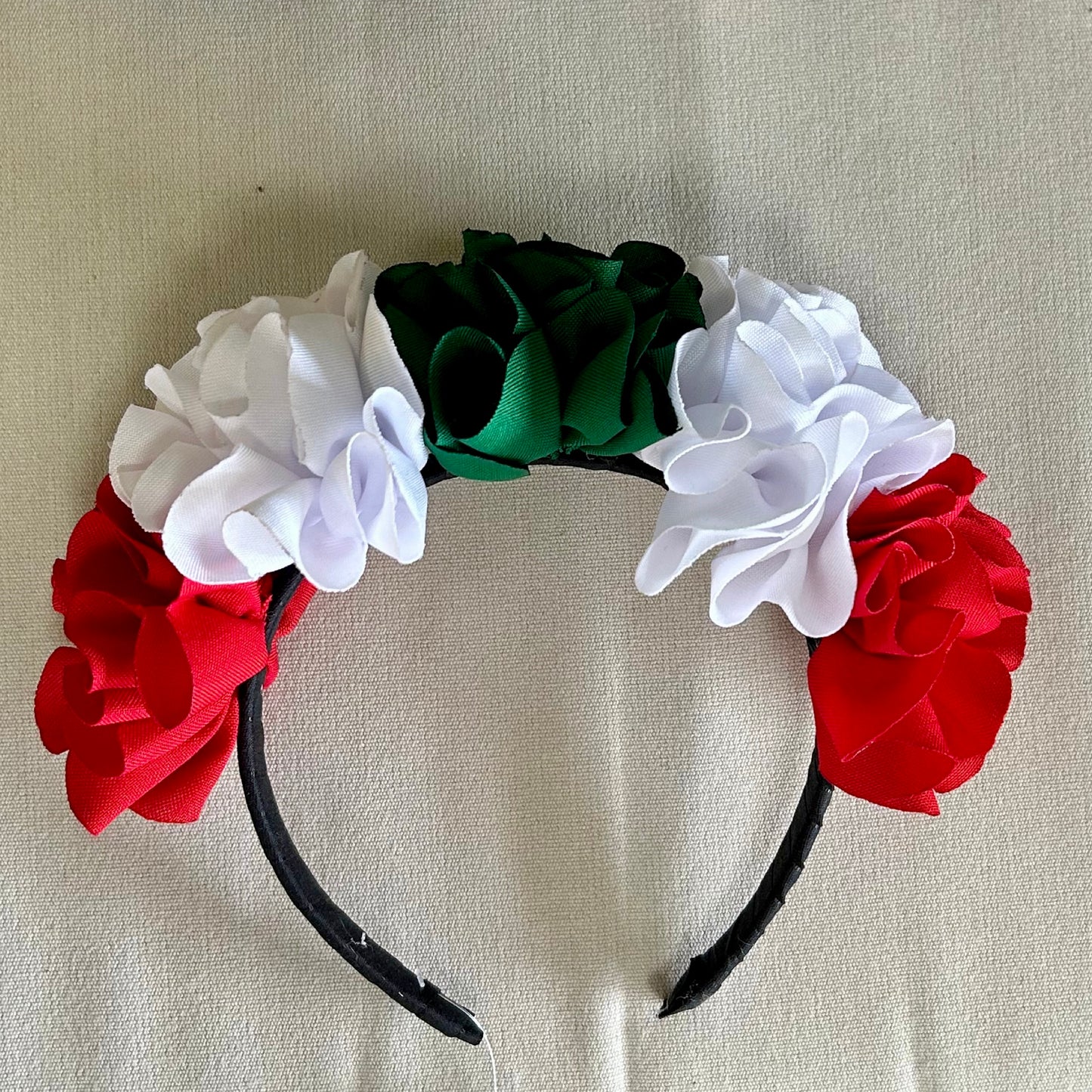 Viva Mexico Floral Ribbon Headband - Child