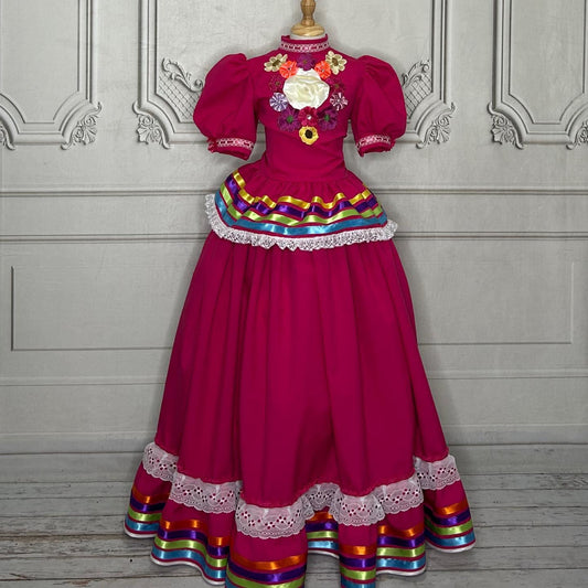 Jalisco Dress for Girls - Victorian Tail