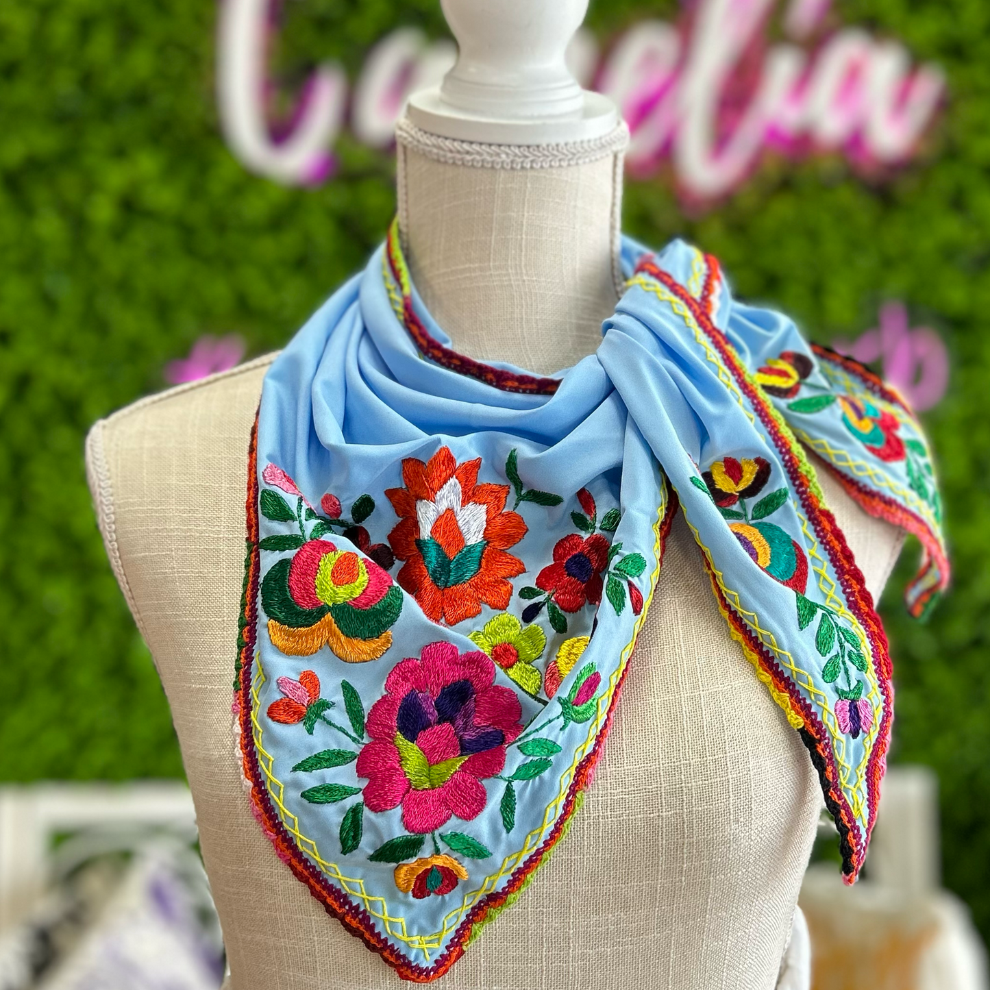 Mexican Embroidered Bandana