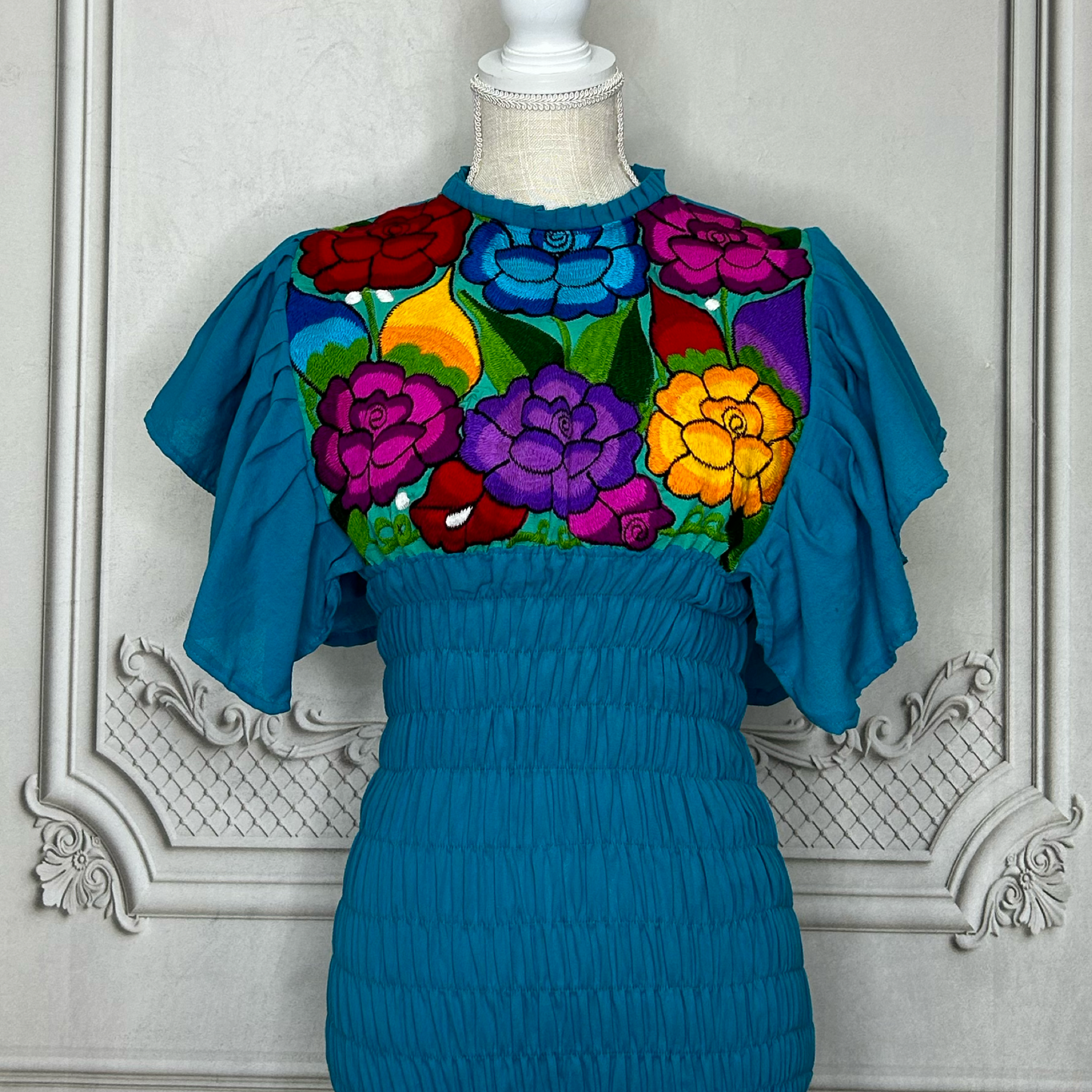Zinia Elastic Mexican Dress