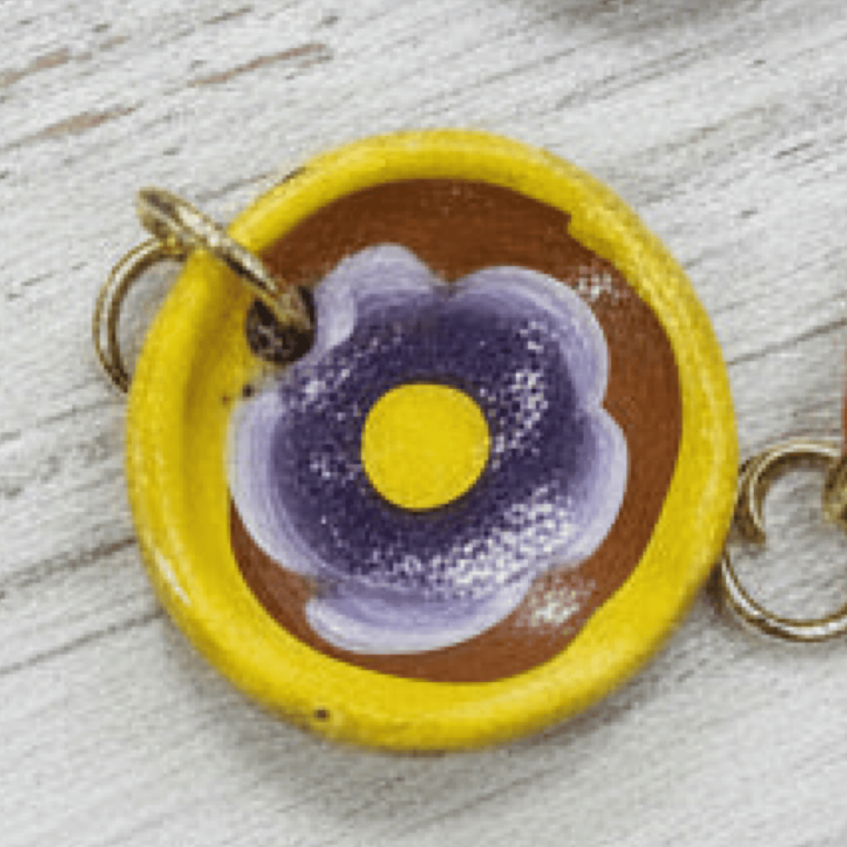 Mexican Clay Plate Charm Mexican Clay Bowl Charm | Handmade in Mexico | Camelia