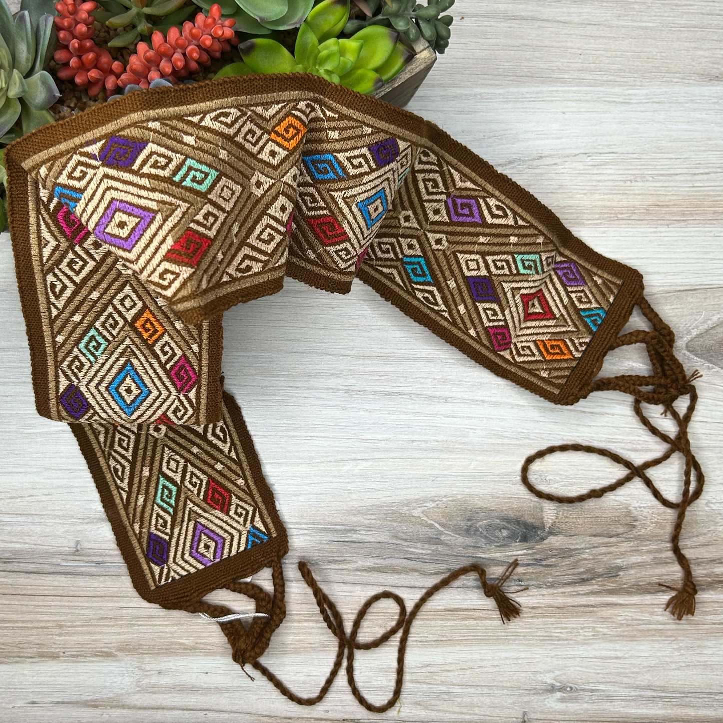 Mexican Embroidered Belt - San Andres