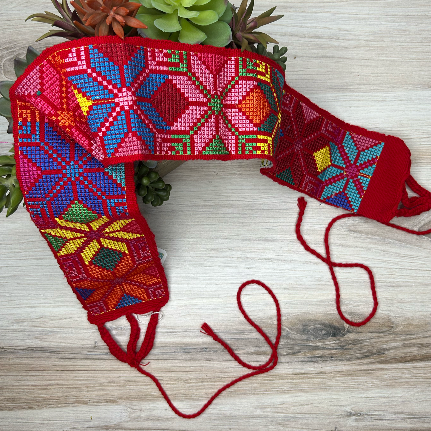 Mexican Embroidered Belt - Jazmin
