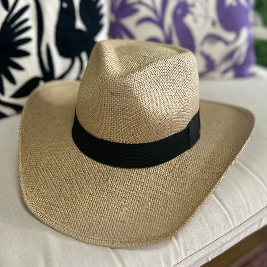 Jute Outback Cowboy Hat