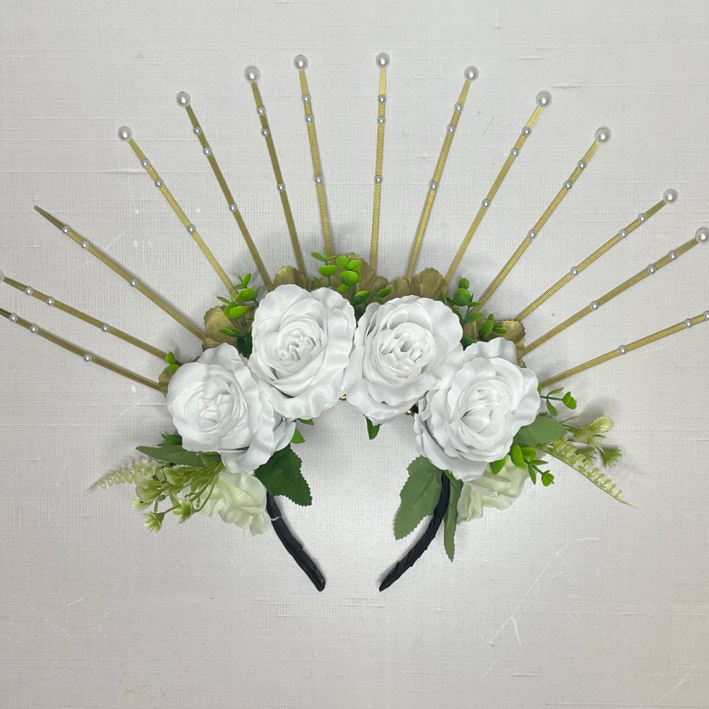 Day of the Dead  Headpiece Crown Roses