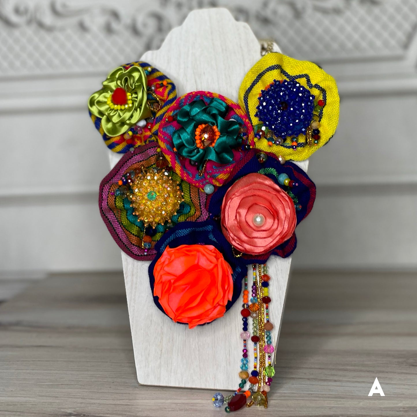 Mexican Jumbo Flower Necklace