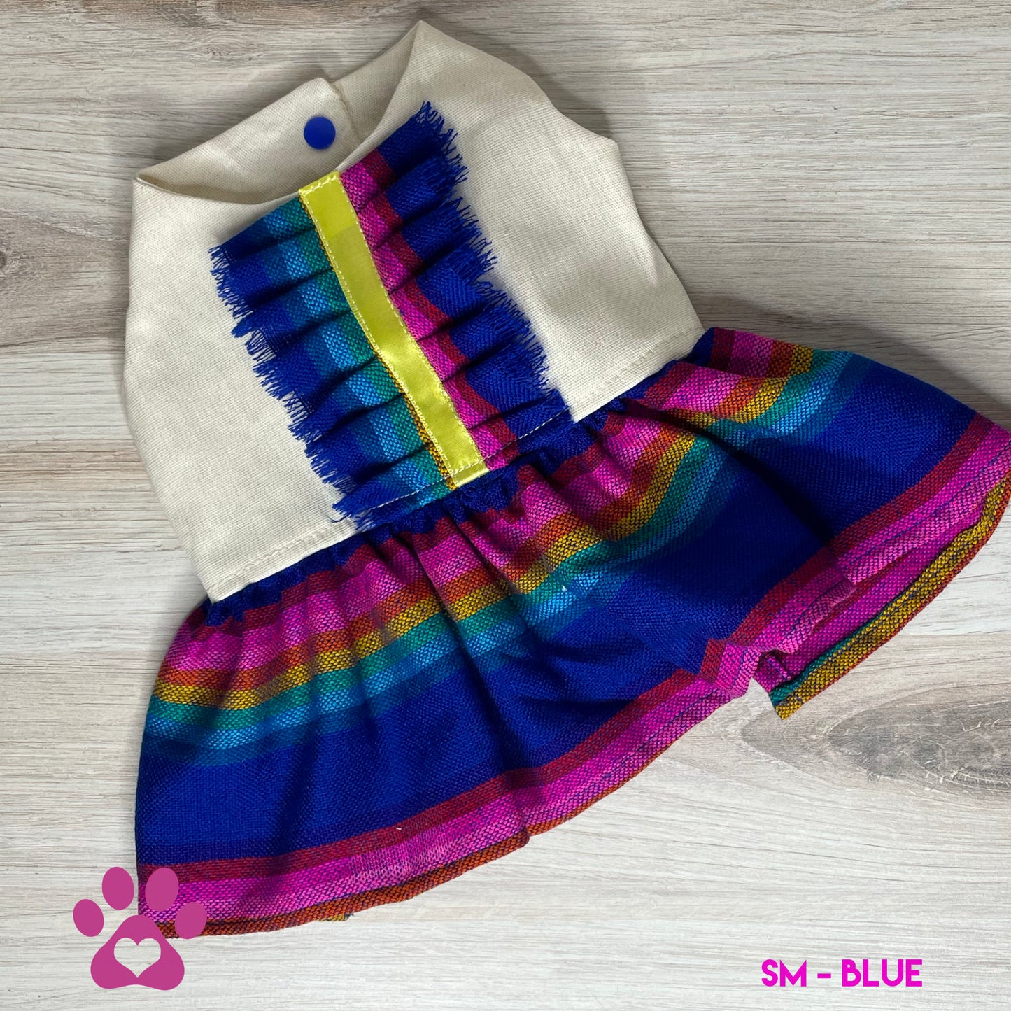 Mexican Style Dog Dress - Halter